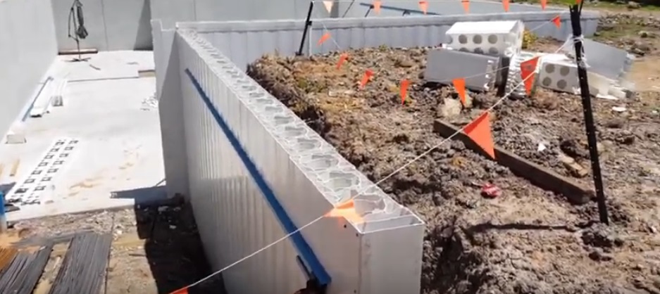 A construction site of a home that has had protection notice and dilapidation report in Melbourne