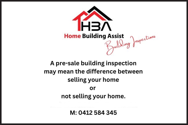 Information that says that a pre-sale building inspection may mean the difference between selling your home or not selling your home and to call 0412 584 345 for a building inspection with Home Building Assist